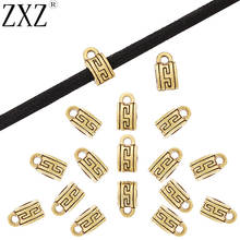 ZXZ 100pcs Antique Gold Pendant Hanger Bails Connector Beads for Necklace Bracelet Jewelry Making 4mm Hole 2024 - buy cheap