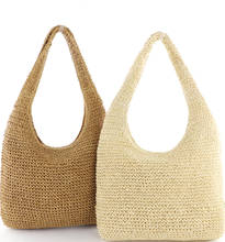 Women Crossbody Bucket Bag Straw Handbags Messenger Bag Rattan Handmade Woven Beach Bohemia Shoulder Bag New Fashion 2024 - buy cheap