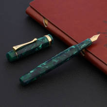 ChouXiongLuWei-pluma estilográfica clásica de ágata acrílica verde, regalo de papelería para escritura 2024 - compra barato
