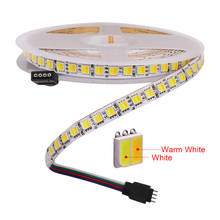 5M 12V CCT LED Strip Light 5050 3014 Dual Color Flexible Light Strip Warm White White Non Waterproof Led Tape Ribbon Decor Light 2024 - buy cheap