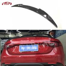 Carbon Fiber Rear Boot Trunk Spoiler FRP Unpainted Lip Wings for Alfa Romeo Giulia Spoiler 2015-2019 Exterior Decoration 2024 - buy cheap