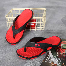 Men's Summer Non-slip Flip-flops Sandals Summer Korean Personality Flip-flops Men's Beach Sandals  Mens Slide Sandals Men Shoes 2024 - buy cheap