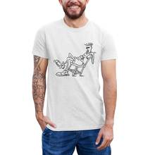 Fido Dido T Shirt Fido Dido Chillin T-Shirt Men Short Sleeves Tee Shirt Cotton Graphic Funny XXX Beach Tshirt 2024 - buy cheap