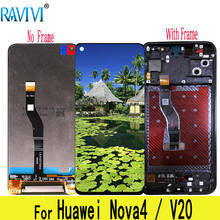 6,4 "V20 ЖК-дисплей для Huawei Nova 4 ЖК-дисплей сенсорный экран дигитайзер сборка Замена для Honor V20 2024 - купить недорого