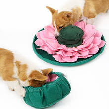 Dogs Snuffle Mat Pet Snuffle Mat For Dogs Training Sniffing Pad Slow Feeding Bowl Pet Lotus Puzzle Mat Nose Pad 2024 - buy cheap