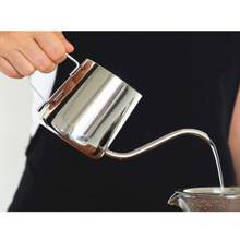 Hot 250ml Pour Over Kettle Coffee Maker Stainless Steel Gooseneck Drip Tea Pot Jug Can Kitchen Tool Coffee Tool Accessories 2021 2024 - buy cheap