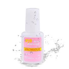 Cola de secagem rápida de unhas, decoração acrílica com glitter e pincel para unhas falsas, ferramenta para cuidados com as unhas, 10g 2024 - compre barato