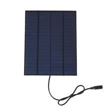 Cargador de módulo de Panel Solar de silicona de 5,5 W y 18V con Clip de batería para coche, Camping, barco, cargador de batería de 12V 2024 - compra barato