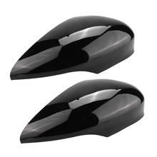 ABS Rearview Mirror Cover Trim for Ford Fiesta Sedan Hatchback 2011 2012 2013 2014 2015 2016 2017 car accessories interior 2024 - buy cheap
