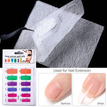2pcs Non-woven Silks Nail Extensions Fiberglass for UV Gel Quick Extend Nail Building Guide Template Form Manicure Tools 2024 - buy cheap