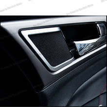 lsrtw2017 abs matt silver car door handle sound frame trims for changan cs75 2013 2014 2015 2016 2017 accessories speaker chrome 2024 - buy cheap