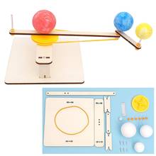 DIY Earth Moon Sun Orbital Planetarium Geography Experiment Education Kids Toy  exercise their own hands thinking exploring toys 2024 - buy cheap