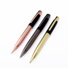 1.0mm Creative Metal Luxury Ball Point Pen Black Ink High Quality Business Signatue Writing Ball Pen Gift Office Supplies 03763 2024 - buy cheap