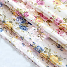 HLQON парча yacquard многоцветная тонкая пион ткань для фетр для пэчворка ткань telas платье простыня детская ткань 2024 - купить недорого