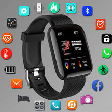 Smart Watches Smart Wristband LED Heart Rate Watch Men Women Sports Watches Smart Band Sport 116plus Smartwatch Free shipping 2024 - buy cheap