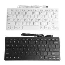Mini Slim Multimedia USB Wired External Keyboard For Notebook Laptop PC Computer 2024 - buy cheap