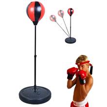 Bola de boxe vertical ajustável fitness boxe saco de boxe saco de boxe velocidade velocidade para crianças pêra perfuração relaxado u8k0 2024 - compre barato