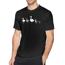 Camiseta de manga corta para hombre, camisa con estampado de paloma y pájaro, de algodón, divertida, a la moda 2024 - compra barato