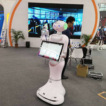 Английский речевой робот искусственный интеллект образовательный робот использование в школьном музее приложение AI голосовой гид робот 2024 - купить недорого