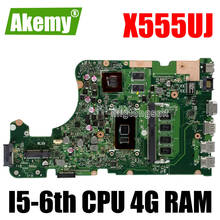 Placa base X555UJ 4G/I5-6th cpu GT920M para Asus X555UQ X555UF X555UJ X555UB, 90NB0AG0-R01100 2024 - compra barato