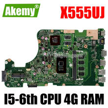 X555UJ 4G/I5-6th cpu GT920M For Asus X555UQ X555UF X555UJ X555UB Mainboard Motherboard 90NB0AG0-R01100 2024 - buy cheap