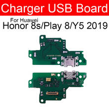 Usb cargador junta para Huawei Honor 8s jugar 8 Y5 USB 2019 Jack de carga de conector de puerto de Cable de cinta de la flexión de reemplazo 2024 - compra barato