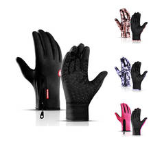 WorthWhile-guantes de Moto de invierno para hombre y mujer, manoplas cálidas de dedo completo para pantalla táctil, resistentes al agua, antideslizantes, para deportes al aire libre 2024 - compra barato