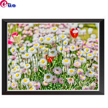 5D Diamond Painting Full Drill Square Round DIY Cross Stitch Rhinestone Embroidery Flower Landscape Daisy Mosaic Picture 2024 - buy cheap
