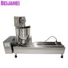 BEIJAMEI 3000W Commercial Doughnut Makers 2 Rows Electric Donut Frying Mini Automatic Doughnut Donut Making Machine 2024 - buy cheap