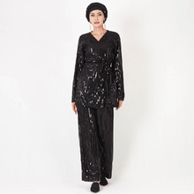 Middle East sequin embroidery high elastic top pants suit Muslim Dubai Saudi Arabia Afghan tourism national two-piece 2024 - buy cheap