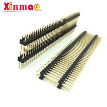 2.54mm Double plastic Double Row Male 40P PCB Board Pin Header Connector Pinheader 2*40p Long 21 23 35mm 25mm 30mm 2024 - buy cheap