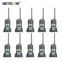 RETEVIS RT55 Professional Marine Radio Float Walkie Talkie 10pcs Waterproof Two-way Radio NOAA Weather Alert 5W Marine VHF Radio 2024 - buy cheap