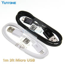 Cable Micro USB de alta calidad, Cable de datos de sincronización de carga rápida de 1m para Samsung Galaxy note 4, 5, S4, S6, S7 Edge, A3, A5, A7, J3, j5, J7, 1000 unidades 2024 - compra barato