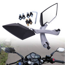 Espejo lateral para motocicleta, retrovisor convexo para YAMAHA YZF R1 R6 2005 2006 2007 2008 2009 2010 2011 2012, accesorios 2024 - compra barato