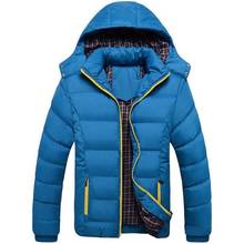 Jaqueta masculina de inverno, casaco de lã quente, casual, com capuz, casacos masculinos parka, plus, sobretudo grosso de veludo, oferta especial 2024 - compre barato