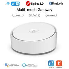 Tuya/Smart Life Multimode Smart Home Gateway 3 ZigBee WIFI Mesh Hub Work With Alexa Google Home Intelligent Home Hub 2024 - buy cheap