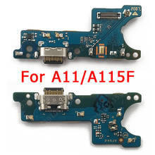 Placa de carga USB Original para Samsung Galaxy A11, puerto de carga para A115F, Conector de base PCB, Cable flexible, piezas de repuesto 2024 - compra barato