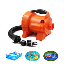 Electric Air Pump 800W with 3 Different Nozzles Anti-Lost Design Automatic Air Inflator for Inflatable Air Mattress Boat Pool 2024 - buy cheap