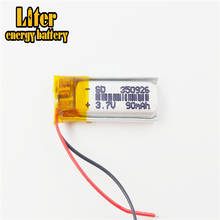 3.7V 90mAh 350926 351025  Lithium Polymer Li-Po li ion Rechargeable Battery cells For Mp3 MP4 MP5 GPS mobile bluetooth 2024 - buy cheap