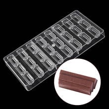 New design Irregularly shaped polycarbonate chocolate bar mold, cake Decoration mold Confectionery tools Candy Moulds 2024 - buy cheap