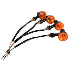 4Pcs Universal Motorcycle LED Turn Signal Light 12v Waterproof Indicator Blinkers Amber Flashers Rear Lights Accessories 2024 - buy cheap