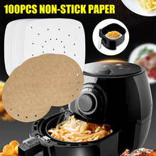 Newly 100PCS 6.5/7/7.5/8/8.5/9/10 Inch Bamboo Steamer Paper Liner Perforated Fryer Liners Non-Stick 2024 - buy cheap