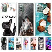 Funda trasera de silicona para Samsung Galaxy Note 20, bolsa de teléfono, parachoques, Verano 2024 - compra barato