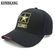 KUNBKANG New US ARMY Tactical Caps Mens Baseball Cap Embroidery Star Snapback Hat Bone Casquette Homme Army Trucker Cap 56-60cm 2024 - buy cheap