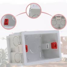 118mmX72mm Standard PVC Junction Box Wall Mount Cassette For Switch Socket Base 2024 - buy cheap