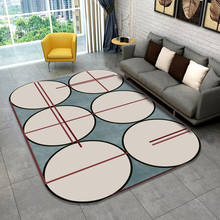 Alta qualidade 3d geometria arte tapetes para sala de estar quarto área tapete antiderrapante cozinha moda decoração para casa tapete 2024 - compre barato