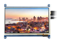 Waveshare 7-дюймовый HDMI LCD (B) 800*480 емкостный сенсорный экран, HDMI интерфейс для Raspberry Pi BB Black и Banana Pi/Pro 2024 - купить недорого
