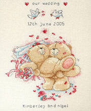 Kit de punto de cruz para boda, punto de cruz RS, de algodón con punto de cruz, ANC, el oso de James 2024 - compra barato