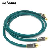 Haldane-Cable de Audio HIFI Tipo 2 para coche, accesorio de alta gama, enchapado en oro, doble RCA, señal de Audio 2024 - compra barato