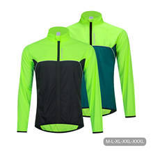 Jaqueta de ciclismo masculina à prova d'água, casaco refletor à prova de vento para road, mountain bike e equitação 2024 - compre barato